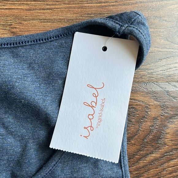 NWT Isabel Maternity Tank Top Blue XL | Maternity | Maternity Tank Top - Picture 4 of 6